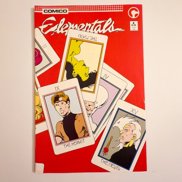 Elementals #4 - Comico Comics - 1984 Vintage Comic Book - Picture 1 of 2